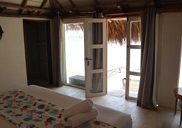 Cabaña con vista al mar