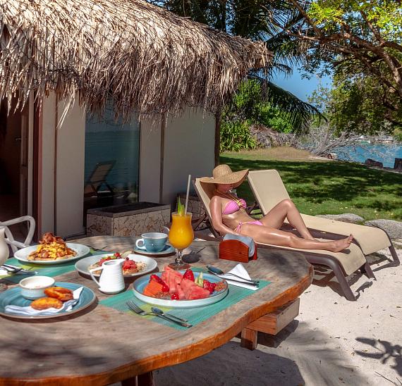 Cabin with ocean view