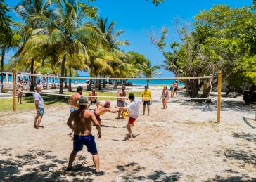 Cancha de vóley-playa